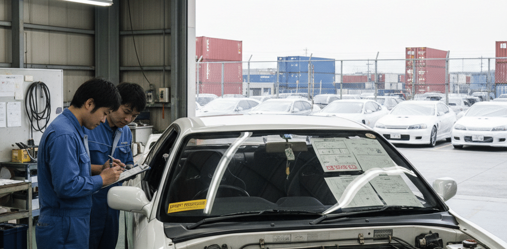 Japanese auction inspection showing why Ottawa buyers choose import to order JDM vehicles